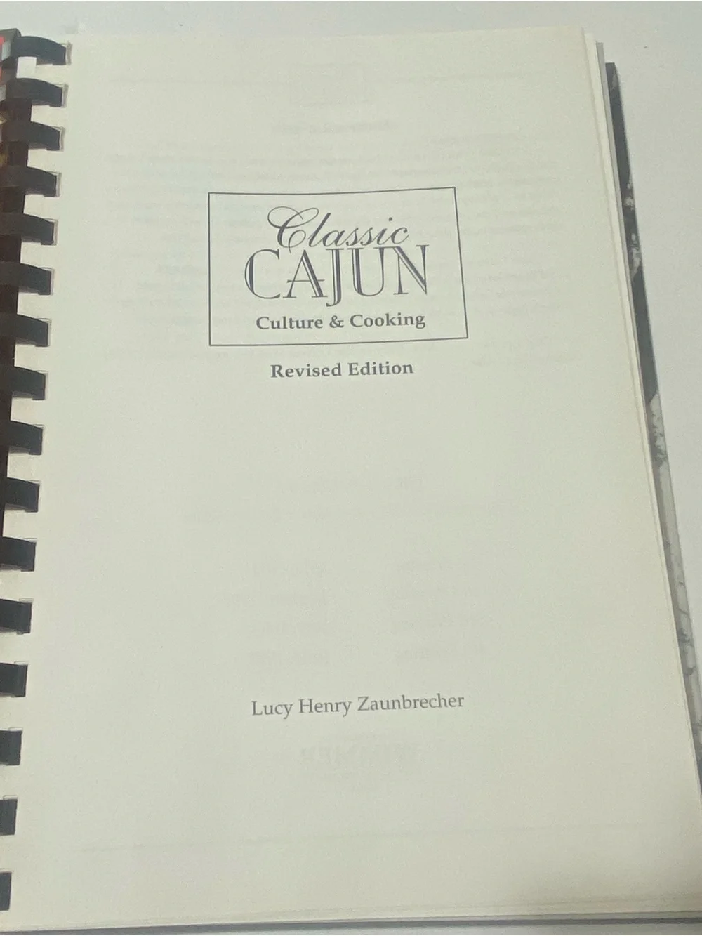 VTG Classic Cajun Culture & Cooking Cookbook Revised Ed 1994 Louisiana Recipes